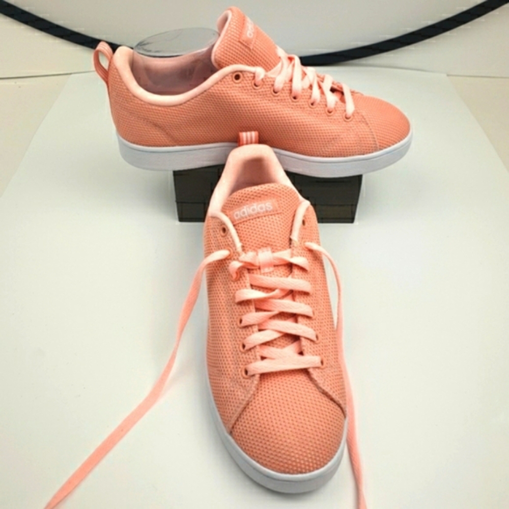 Adidas Advantage dusty pink lace-up sneakers